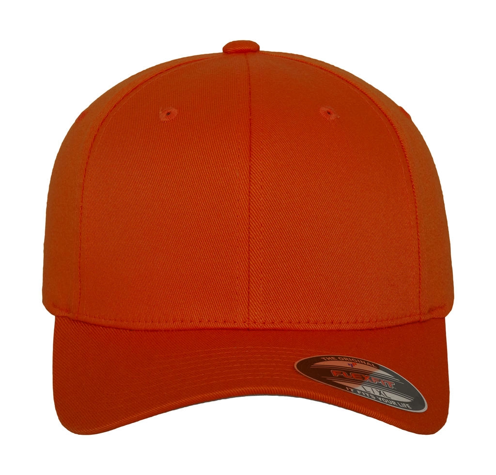Wooly Combed Cap zum Besticken und Bedrucken in der Farbe Orange mit Ihren Logo, Schriftzug oder Motiv.