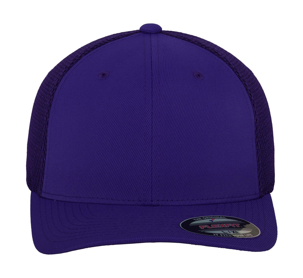 Tactel Mesh Cap zum Besticken und Bedrucken in der Farbe Purple mit Ihren Logo, Schriftzug oder Motiv.