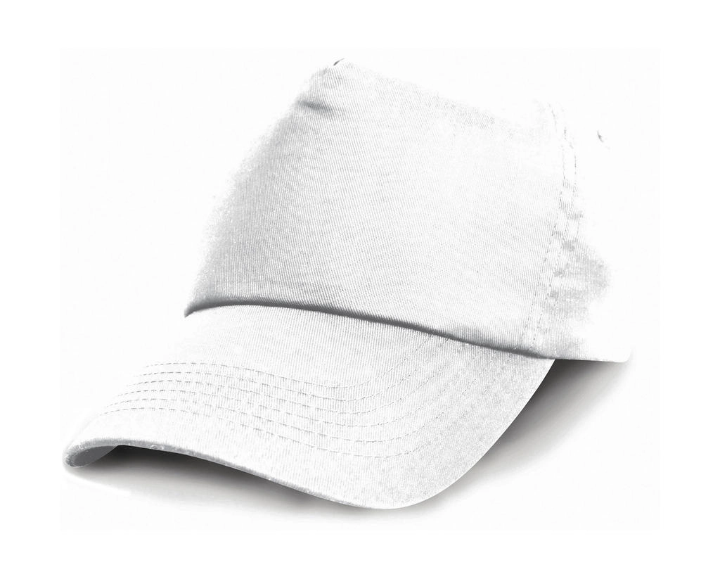 Cotton Cap zum Besticken und Bedrucken in der Farbe White mit Ihren Logo, Schriftzug oder Motiv.
