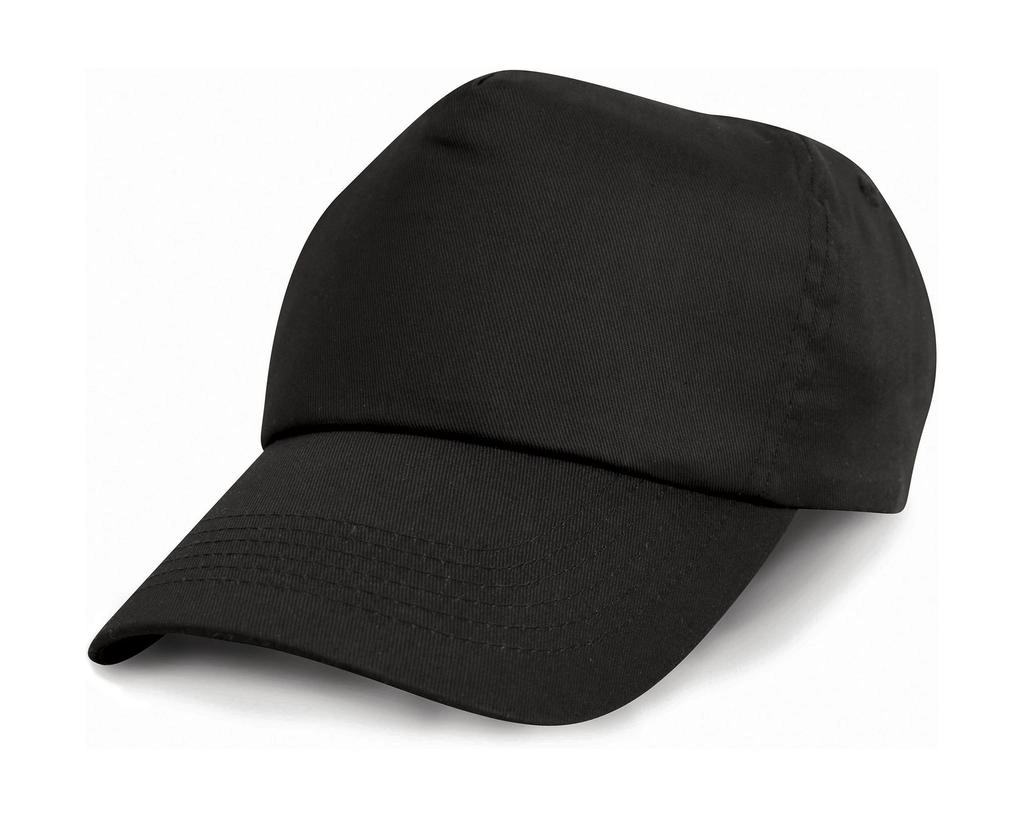 Cotton Cap zum Besticken und Bedrucken in der Farbe Black mit Ihren Logo, Schriftzug oder Motiv.