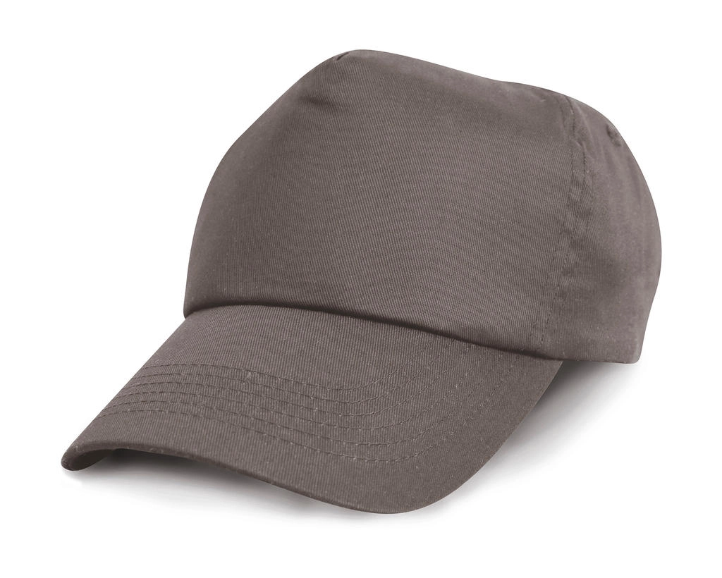 Cotton Cap zum Besticken und Bedrucken in der Farbe Grey mit Ihren Logo, Schriftzug oder Motiv.