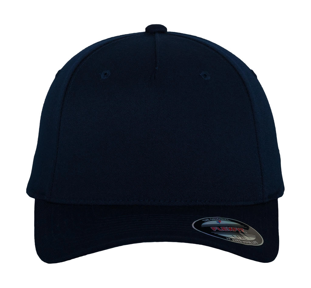 Fitted Baseball Cap zum Besticken und Bedrucken in der Farbe Navy mit Ihren Logo, Schriftzug oder Motiv.