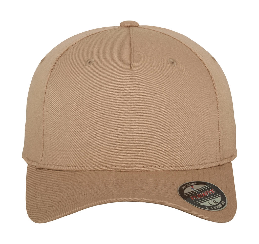Fitted Baseball Cap zum Besticken und Bedrucken in der Farbe Khaki mit Ihren Logo, Schriftzug oder Motiv.