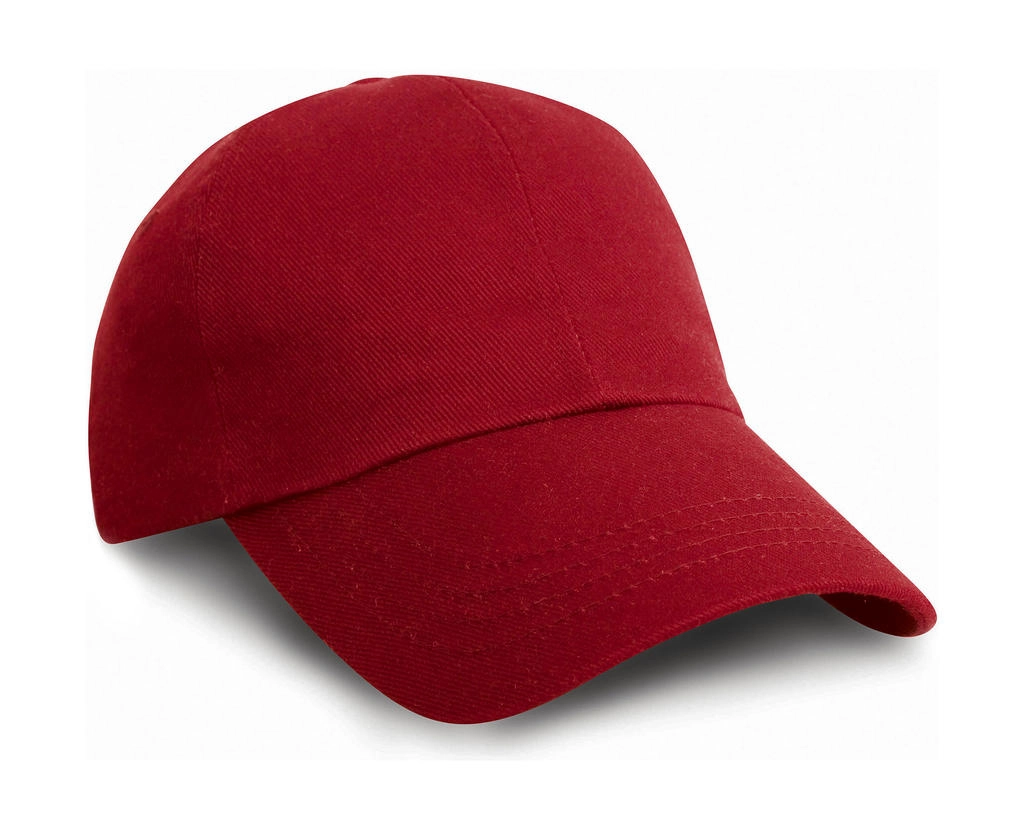 Heavy Cotton Drill Cap zum Besticken und Bedrucken in der Farbe Red mit Ihren Logo, Schriftzug oder Motiv.
