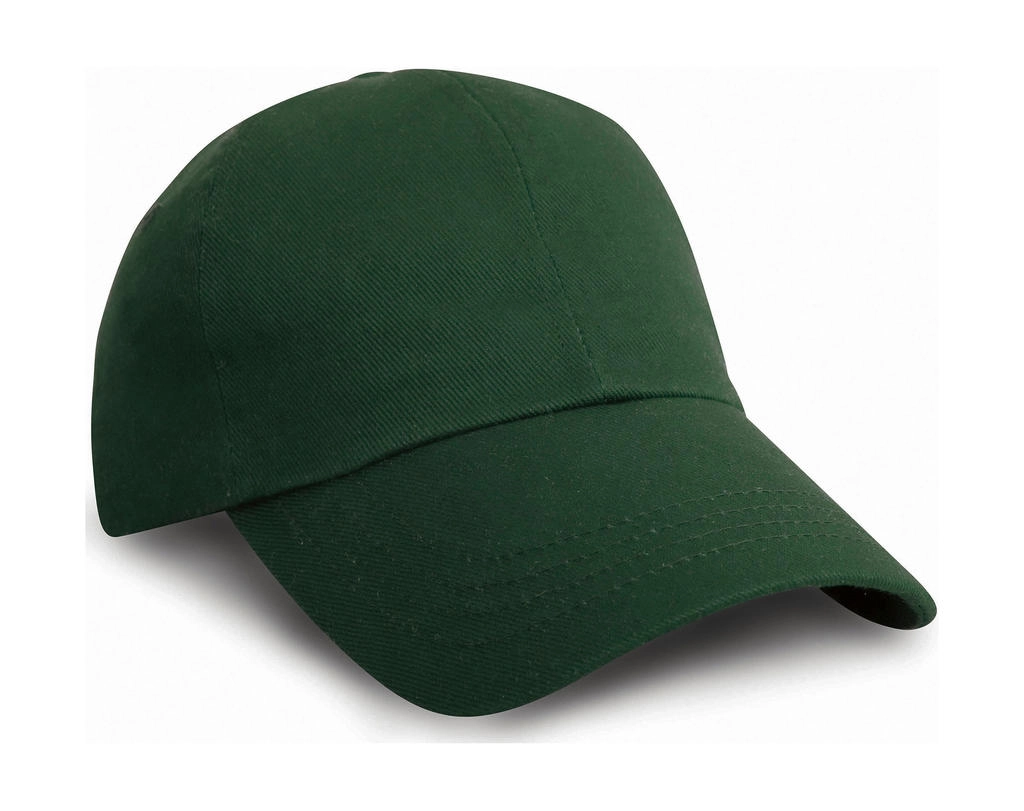 Heavy Cotton Drill Cap zum Besticken und Bedrucken in der Farbe Bottle Green mit Ihren Logo, Schriftzug oder Motiv.