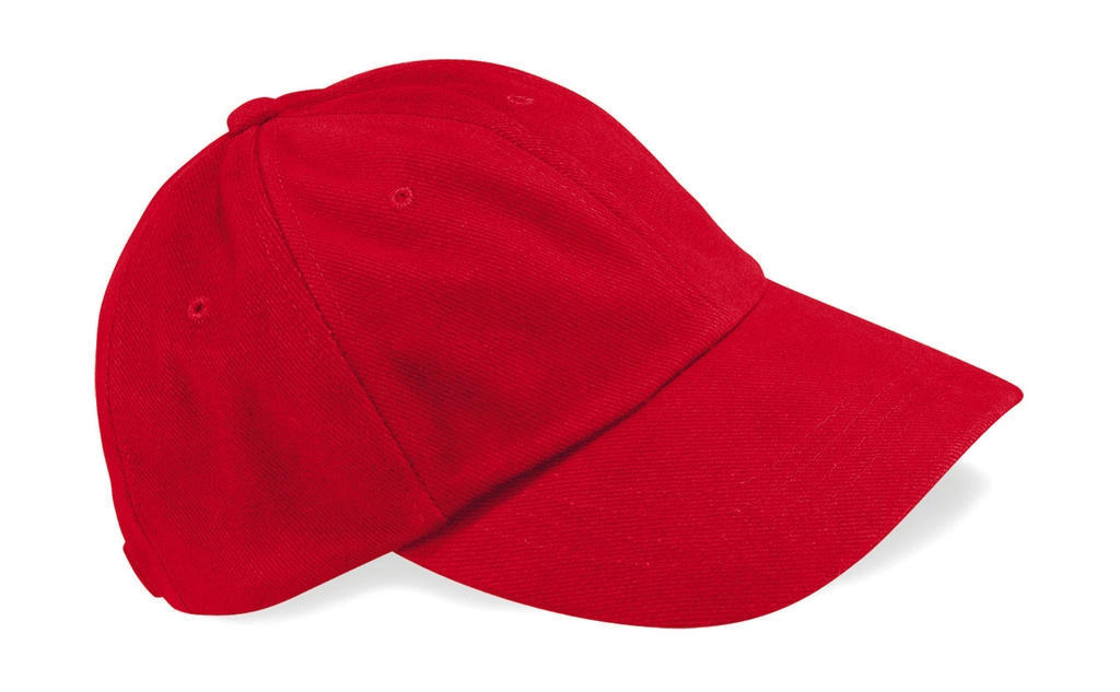 Low Profile Heavy Brushed Cotton Cap zum Besticken und Bedrucken in der Farbe Classic Red mit Ihren Logo, Schriftzug oder Motiv.