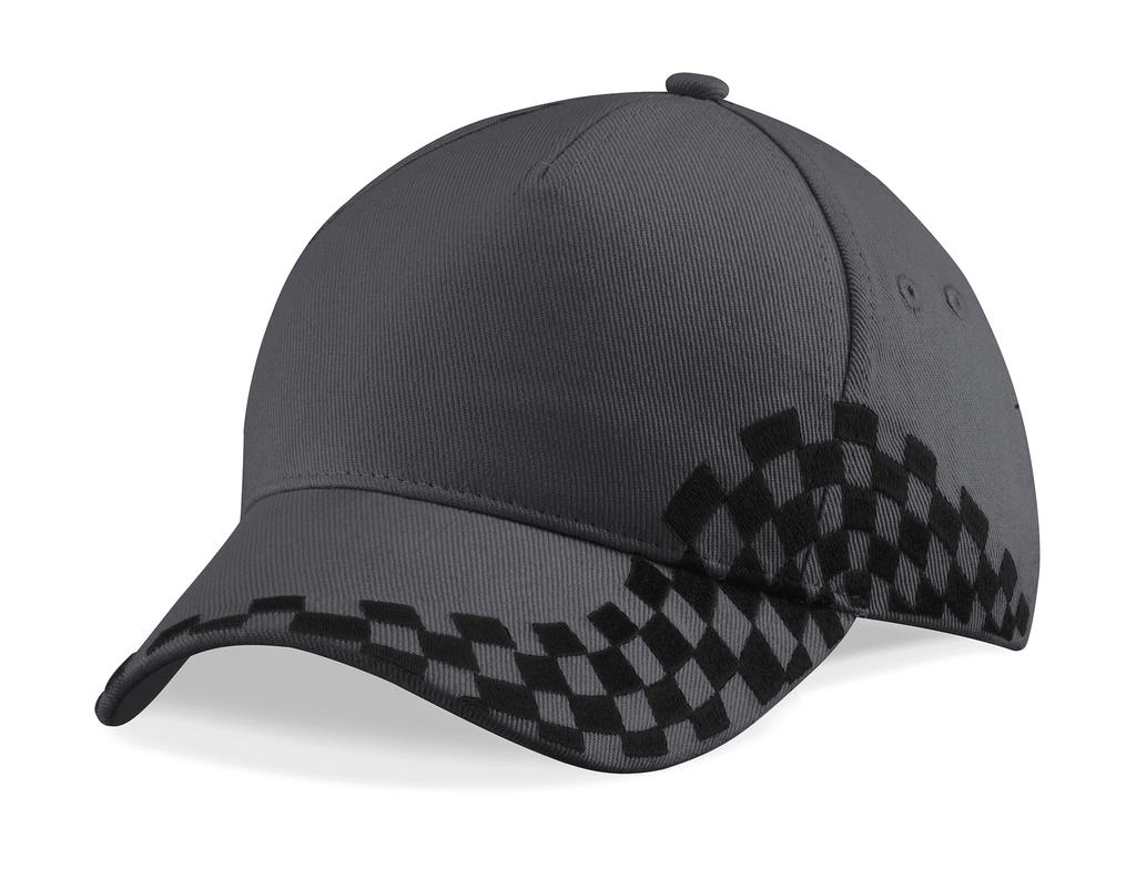 Grand Prix Cap zum Besticken und Bedrucken in der Farbe Graphite Grey mit Ihren Logo, Schriftzug oder Motiv.