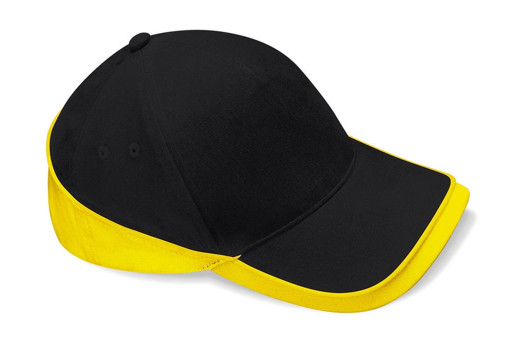 Teamwear Competition Cap zum Besticken und Bedrucken in der Farbe Black/Yellow mit Ihren Logo, Schriftzug oder Motiv.