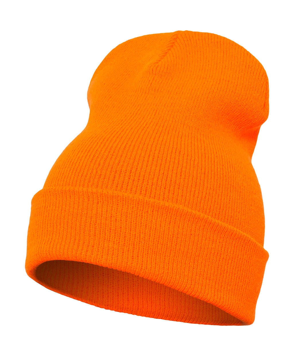 Heavyweight Long Beanie zum Besticken und Bedrucken in der Farbe Blaze Orange mit Ihren Logo, Schriftzug oder Motiv.