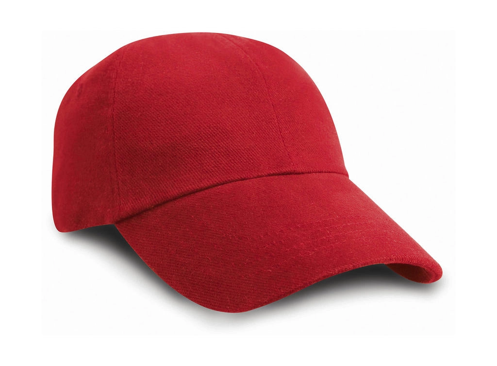 Low Profile Brushed Cotton Cap zum Besticken und Bedrucken in der Farbe Red mit Ihren Logo, Schriftzug oder Motiv.