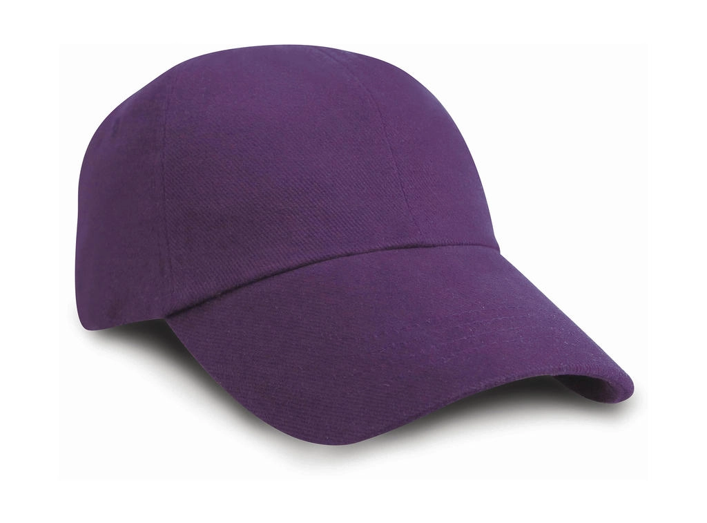 Junior Brushed Cotton Cap zum Besticken und Bedrucken in der Farbe Purple mit Ihren Logo, Schriftzug oder Motiv.