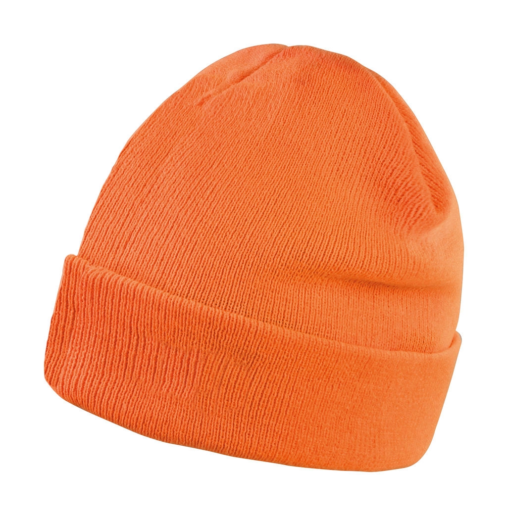 Lightweight Thinsulate Hat zum Besticken und Bedrucken in der Farbe Fluorescent Orange mit Ihren Logo, Schriftzug oder Motiv.