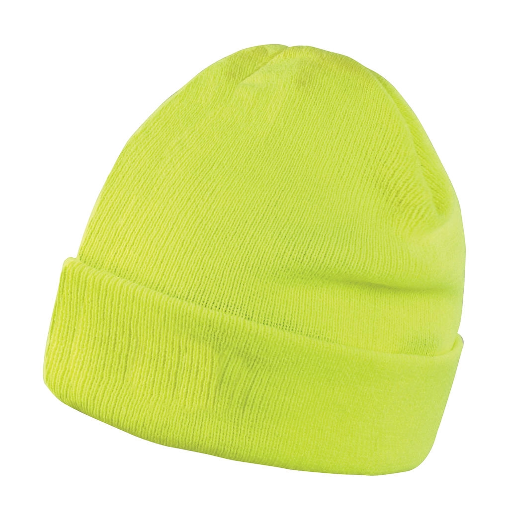 Lightweight Thinsulate Hat zum Besticken und Bedrucken in der Farbe Flourescent Yellow mit Ihren Logo, Schriftzug oder Motiv.