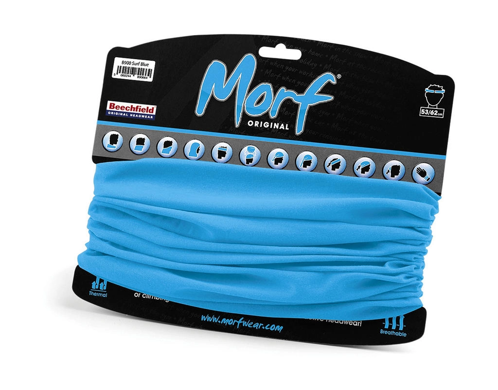 Morf™ Original zum Besticken und Bedrucken in der Farbe Surf Blue mit Ihren Logo, Schriftzug oder Motiv.