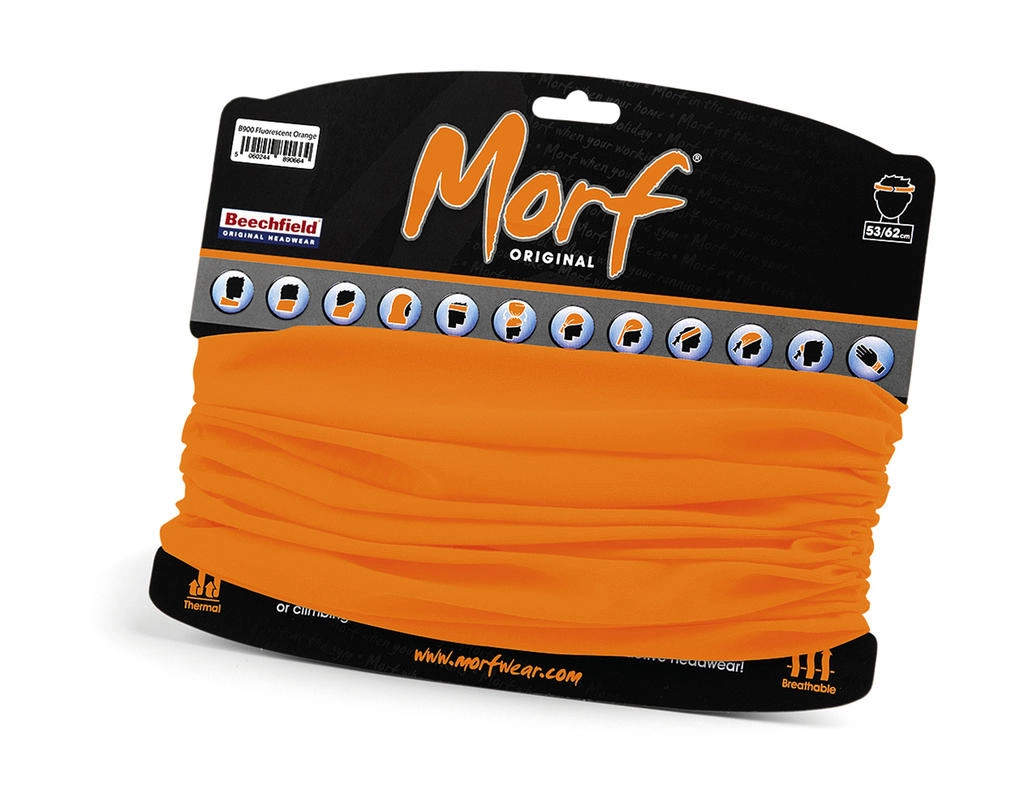 Morf™ Original zum Besticken und Bedrucken in der Farbe Fluorescent Orange mit Ihren Logo, Schriftzug oder Motiv.