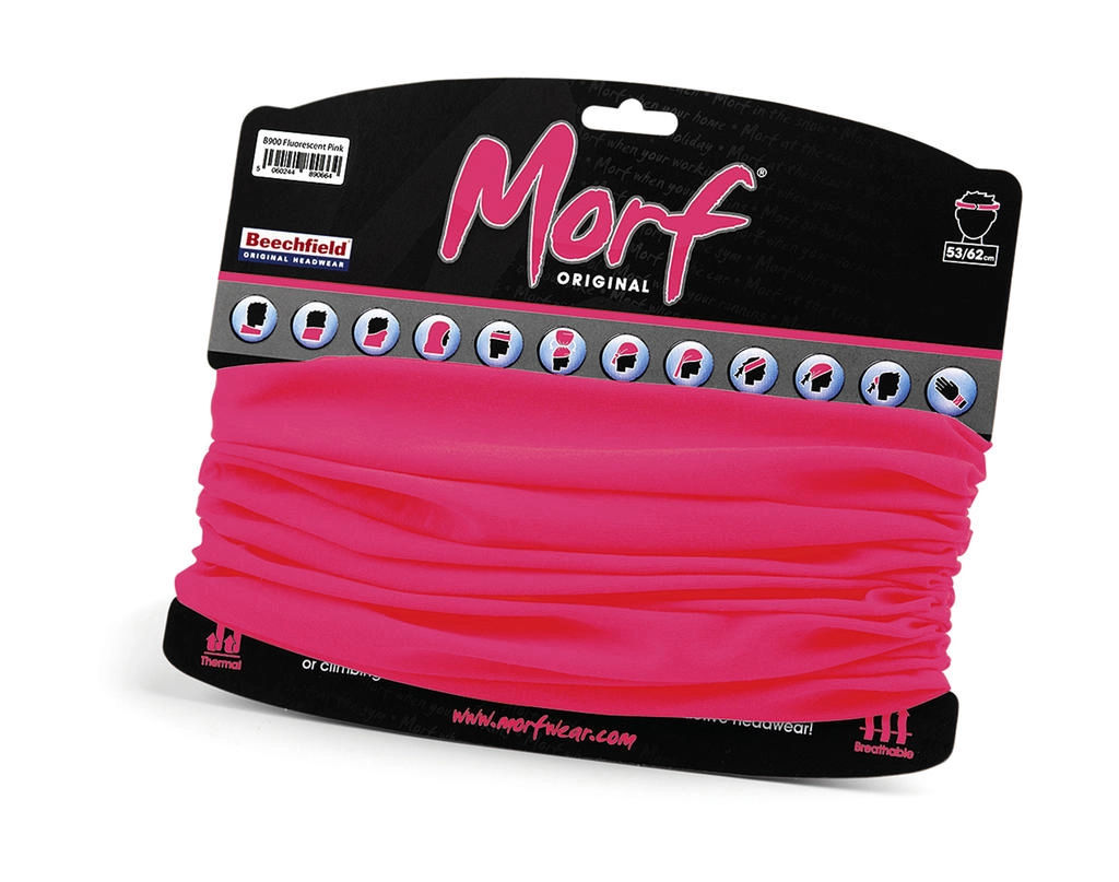 Morf™ Original zum Besticken und Bedrucken in der Farbe Fluorescent Pink mit Ihren Logo, Schriftzug oder Motiv.