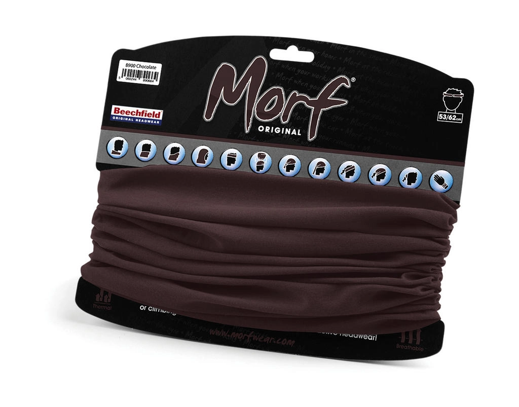 Morf™ Original zum Besticken und Bedrucken in der Farbe Chocolate mit Ihren Logo, Schriftzug oder Motiv.