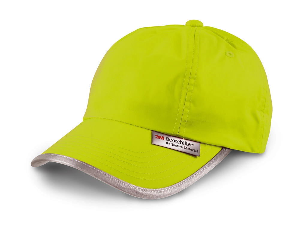 Reflective Cap zum Besticken und Bedrucken in der Farbe Fluorescent Yellow mit Ihren Logo, Schriftzug oder Motiv.