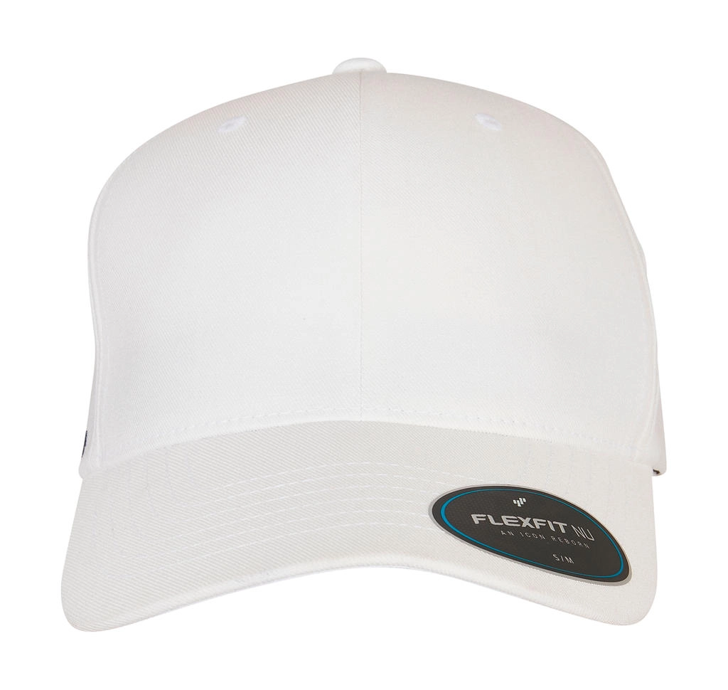 FLEXFIT NU® CAP zum Besticken und Bedrucken in der Farbe White mit Ihren Logo, Schriftzug oder Motiv.