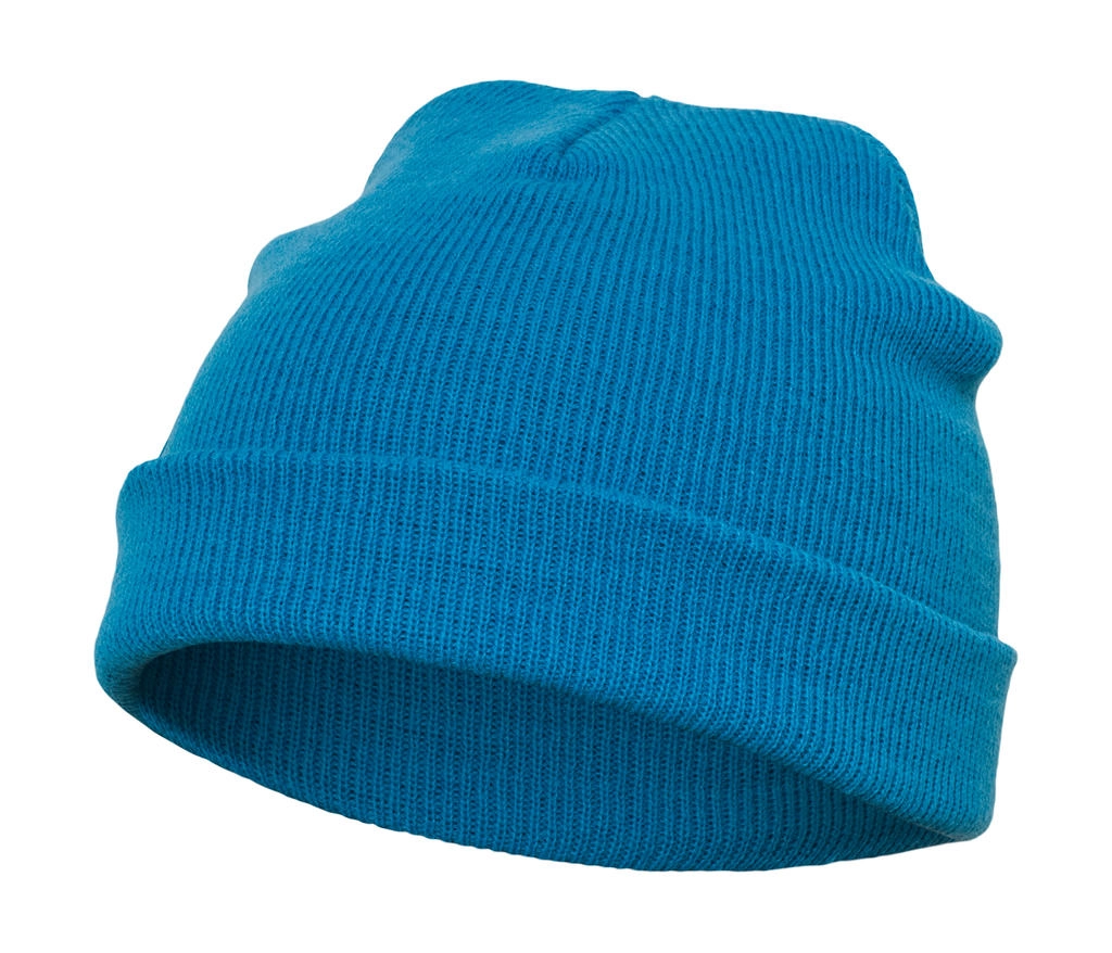 Knit Beanie zum Besticken und Bedrucken in der Farbe Carolina Blue mit Ihren Logo, Schriftzug oder Motiv.