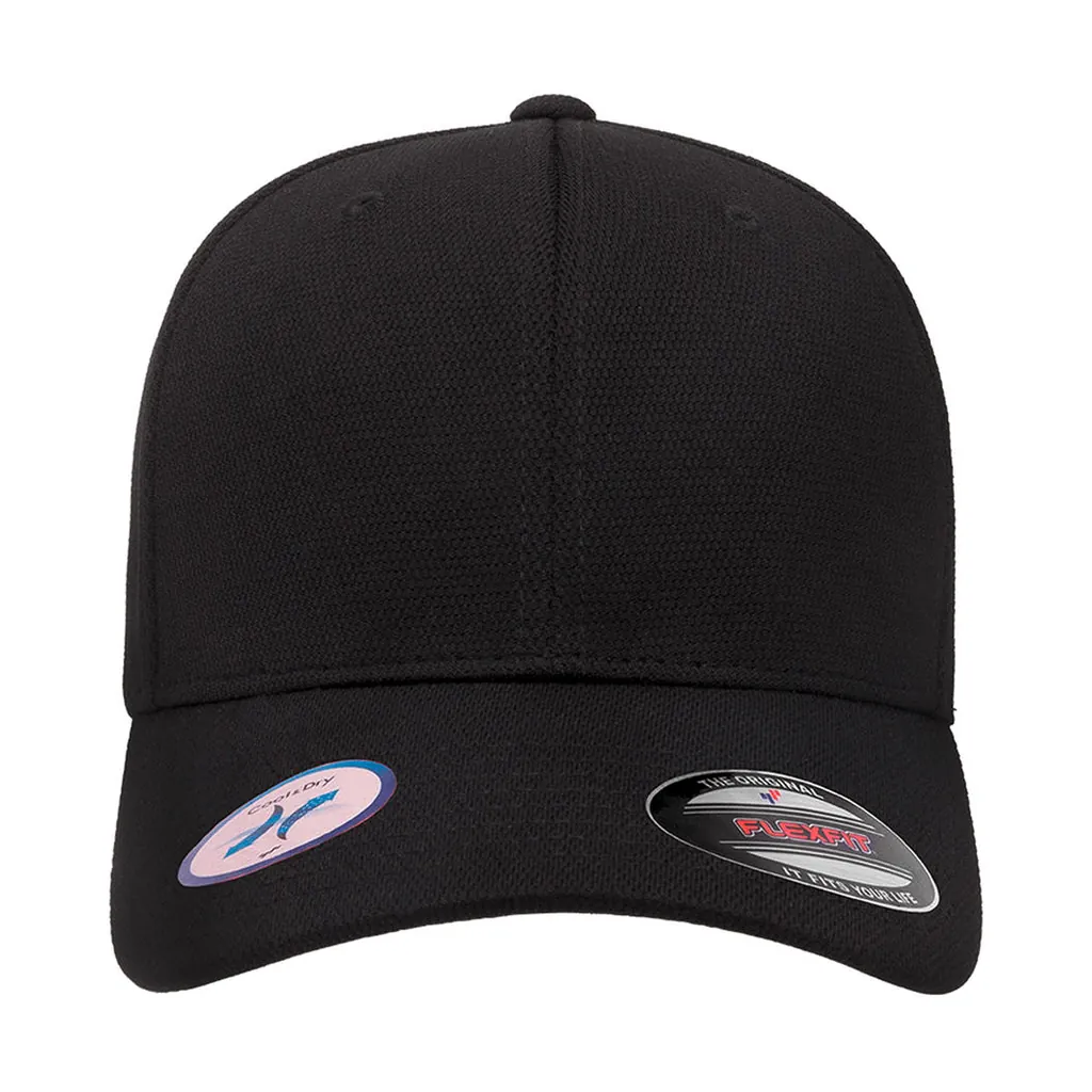 Cool and Dry Sport Cap zum Besticken und Bedrucken in der Farbe Black mit Ihren Logo, Schriftzug oder Motiv.