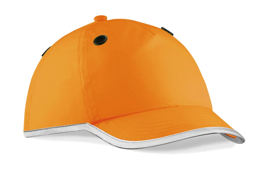 Enhanced-Viz EN812 Bump Cap zum Besticken und Bedrucken in der Farbe Fluorescent Orange mit Ihren Logo, Schriftzug oder Motiv.