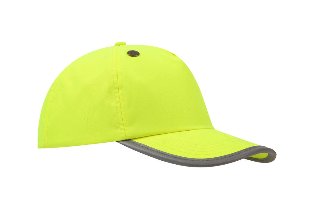 Safety Bump Cap zum Besticken und Bedrucken in der Farbe Fluo Yellow mit Ihren Logo, Schriftzug oder Motiv.
