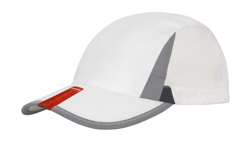 Spiro Sport Cap zum Besticken und Bedrucken in der Farbe White/Black mit Ihren Logo, Schriftzug oder Motiv.