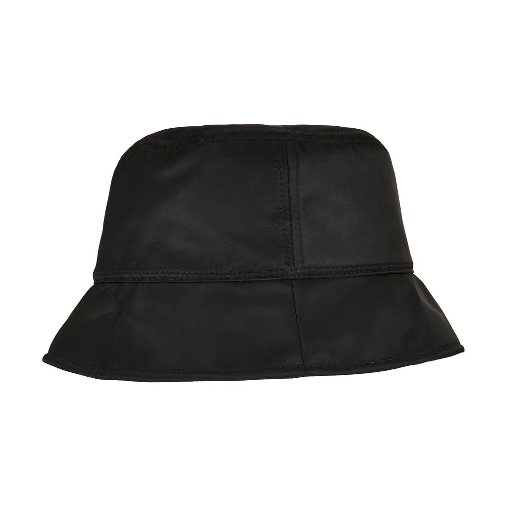 Nylon Sherpa Bucket Hat zum Besticken und Bedrucken in der Farbe Black/Offwhite mit Ihren Logo, Schriftzug oder Motiv.