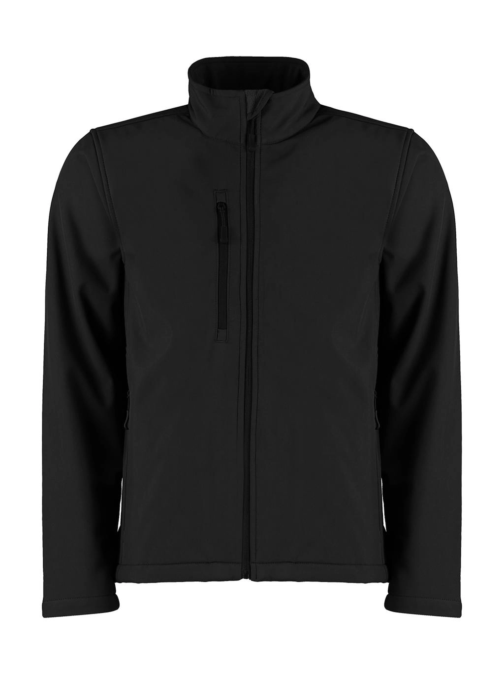Regular Fit Soft Shell Jacket zum Besticken und Bedrucken in der Farbe Black mit Ihren Logo, Schriftzug oder Motiv.