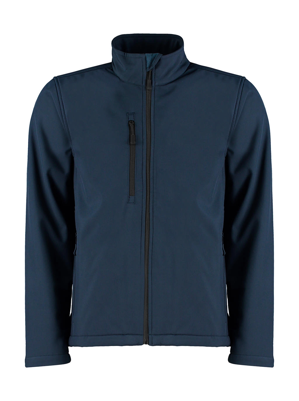 Regular Fit Soft Shell Jacket zum Besticken und Bedrucken in der Farbe Navy mit Ihren Logo, Schriftzug oder Motiv.