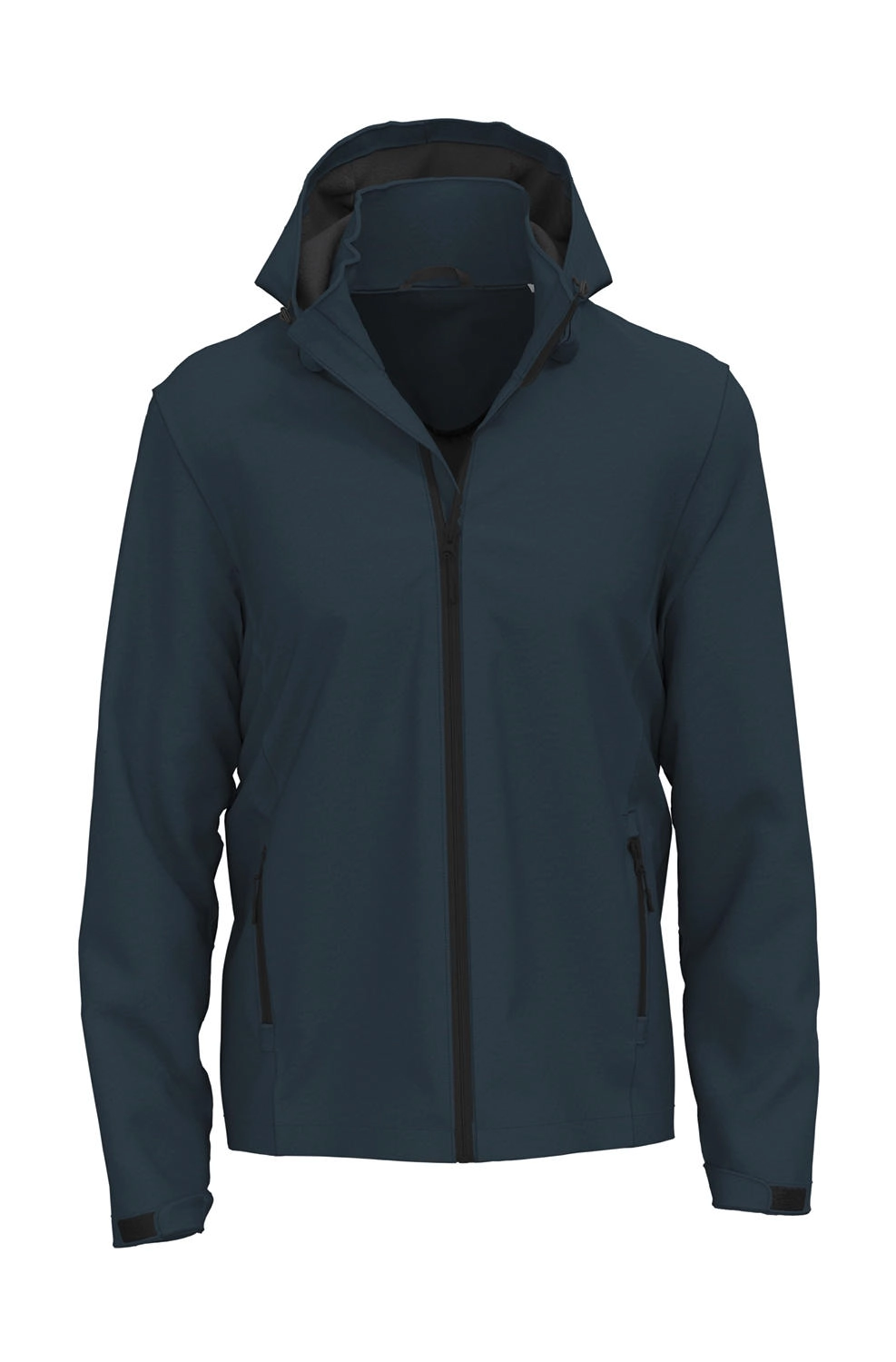 Lux Softshell Jacket Men zum Besticken und Bedrucken in der Farbe Blue Midnight mit Ihren Logo, Schriftzug oder Motiv.