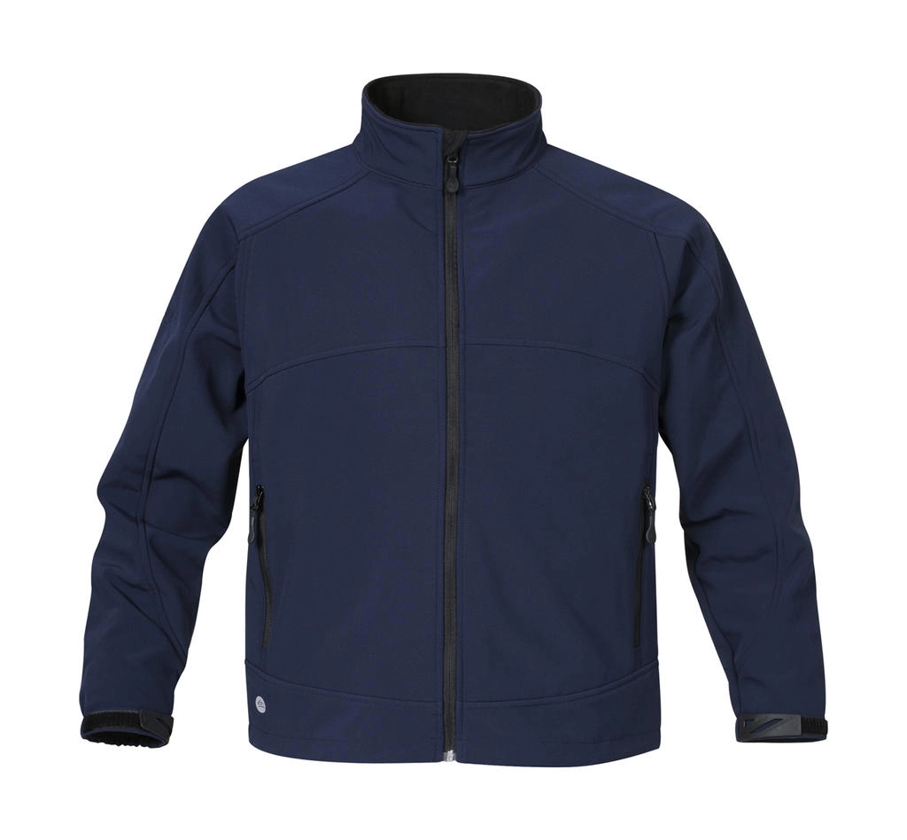 Cirrus Bonded Jacket zum Besticken und Bedrucken in der Farbe Navy Blue mit Ihren Logo, Schriftzug oder Motiv.