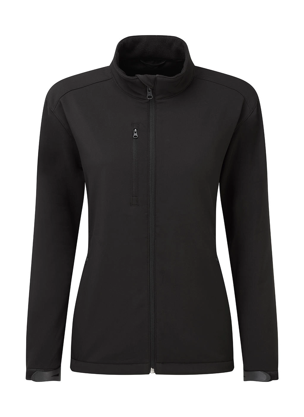 Signature Tagless Softshell Jacket Women zum Besticken und Bedrucken in der Farbe Black mit Ihren Logo, Schriftzug oder Motiv.