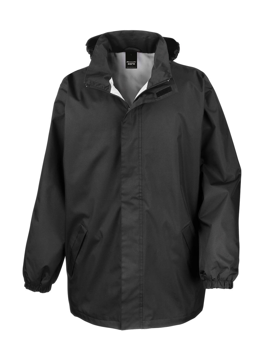 Core Midweight Jacket zum Besticken und Bedrucken in der Farbe Black mit Ihren Logo, Schriftzug oder Motiv.