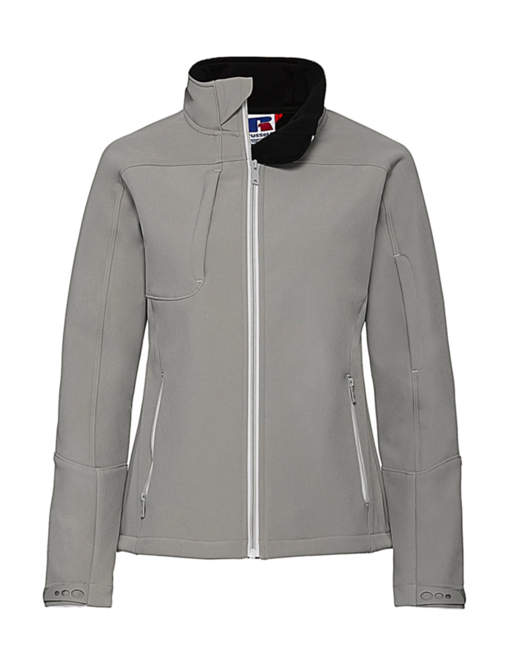 Ladies` Bionic Softshell Jacket zum Besticken und Bedrucken in der Farbe Stone mit Ihren Logo, Schriftzug oder Motiv.