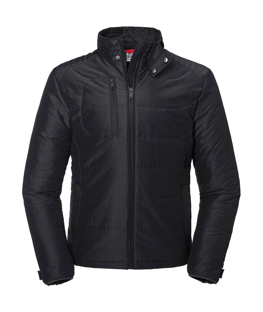 Men`s Cross Jacket zum Besticken und Bedrucken in der Farbe Black mit Ihren Logo, Schriftzug oder Motiv.