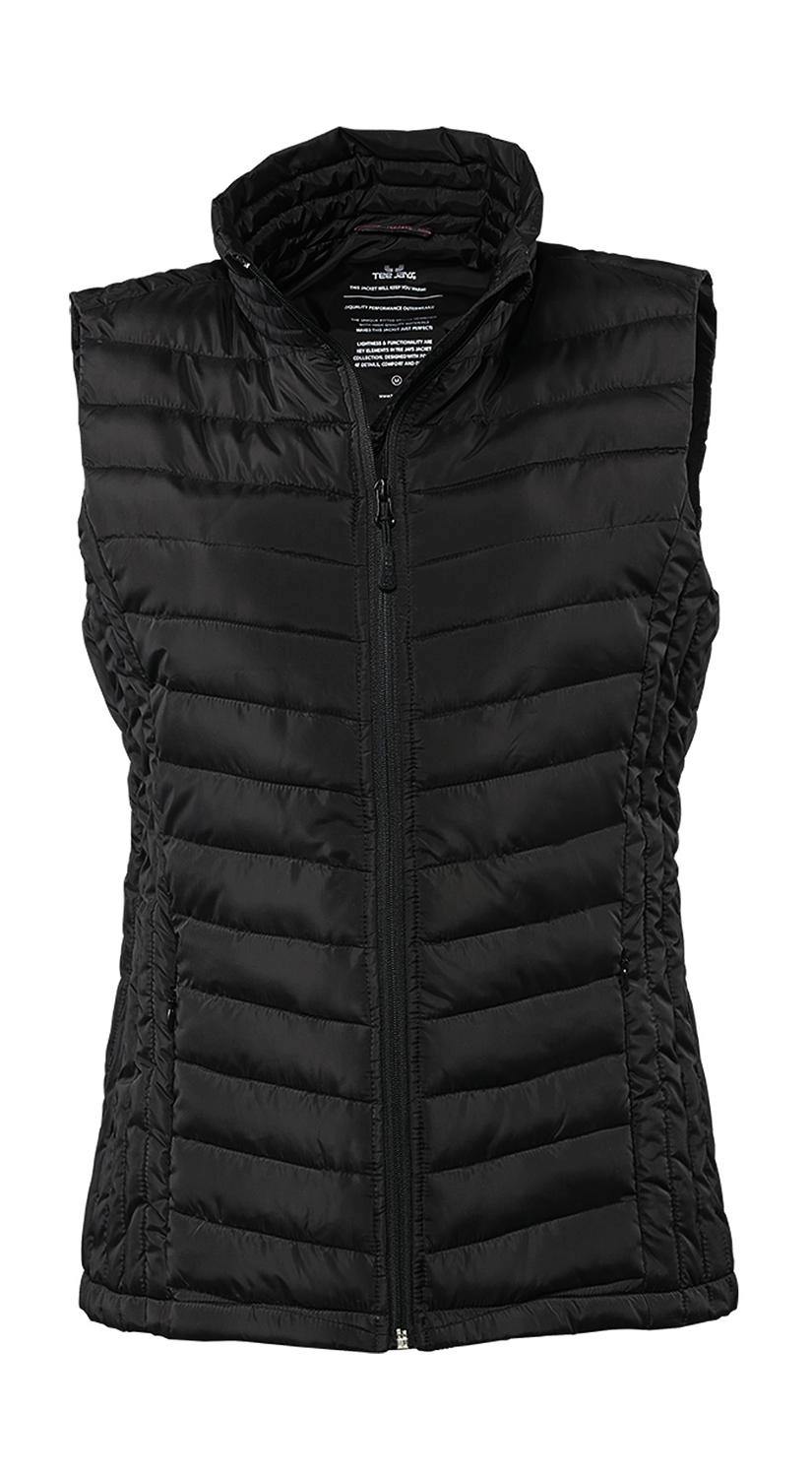Ladies` Zepelin Vest zum Besticken und Bedrucken in der Farbe Black mit Ihren Logo, Schriftzug oder Motiv.