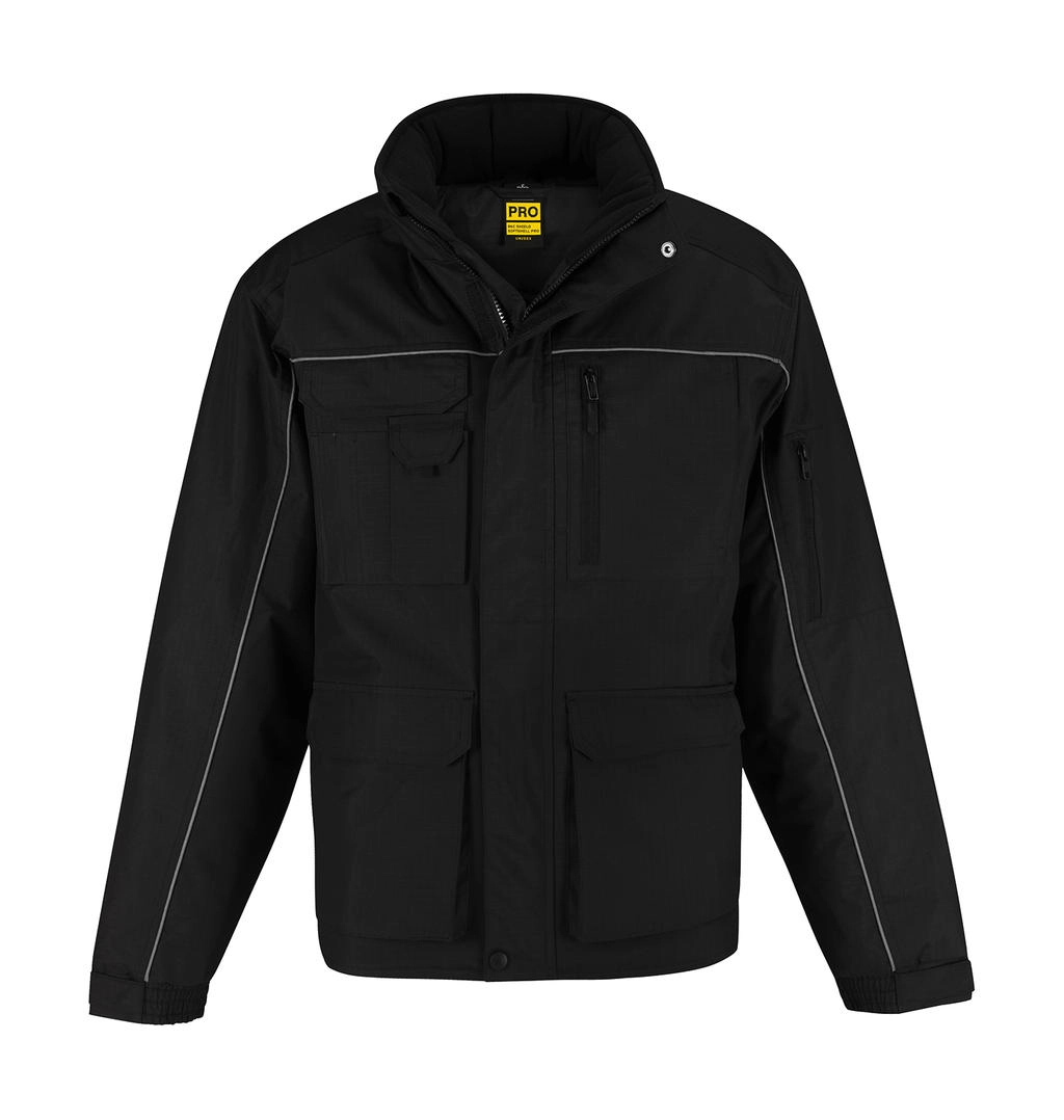 Shelter PRO Jacket zum Besticken und Bedrucken in der Farbe Black mit Ihren Logo, Schriftzug oder Motiv.