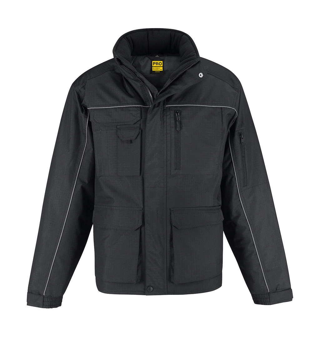 Shelter PRO Jacket zum Besticken und Bedrucken in der Farbe Dark Grey mit Ihren Logo, Schriftzug oder Motiv.