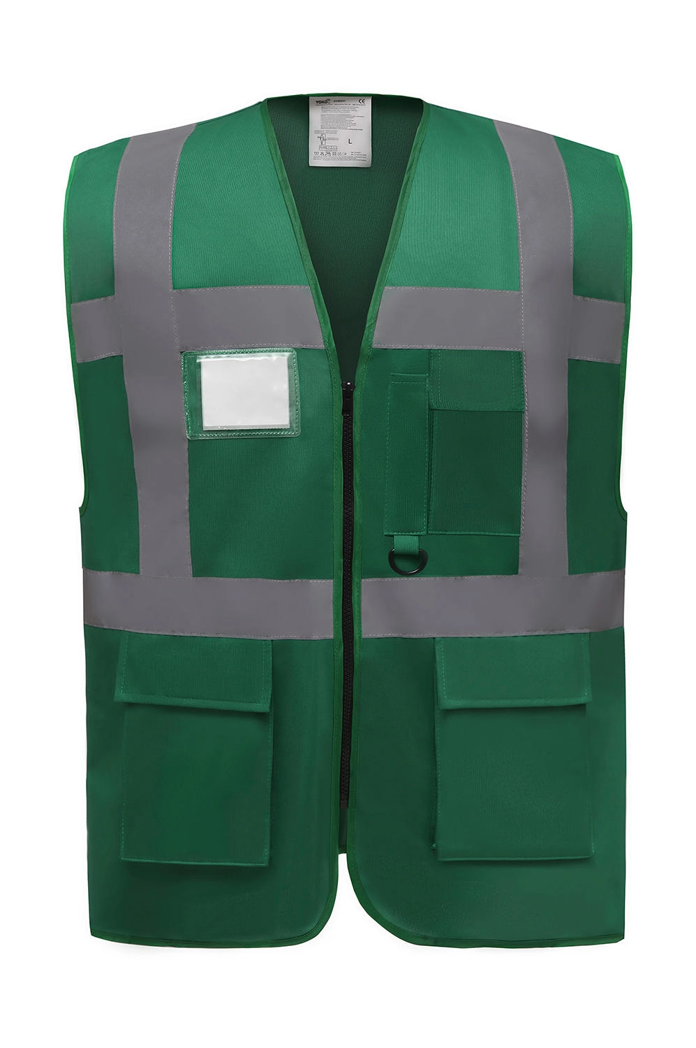 Fluo Executive Waistcoat zum Besticken und Bedrucken in der Farbe Paramedic Green mit Ihren Logo, Schriftzug oder Motiv.