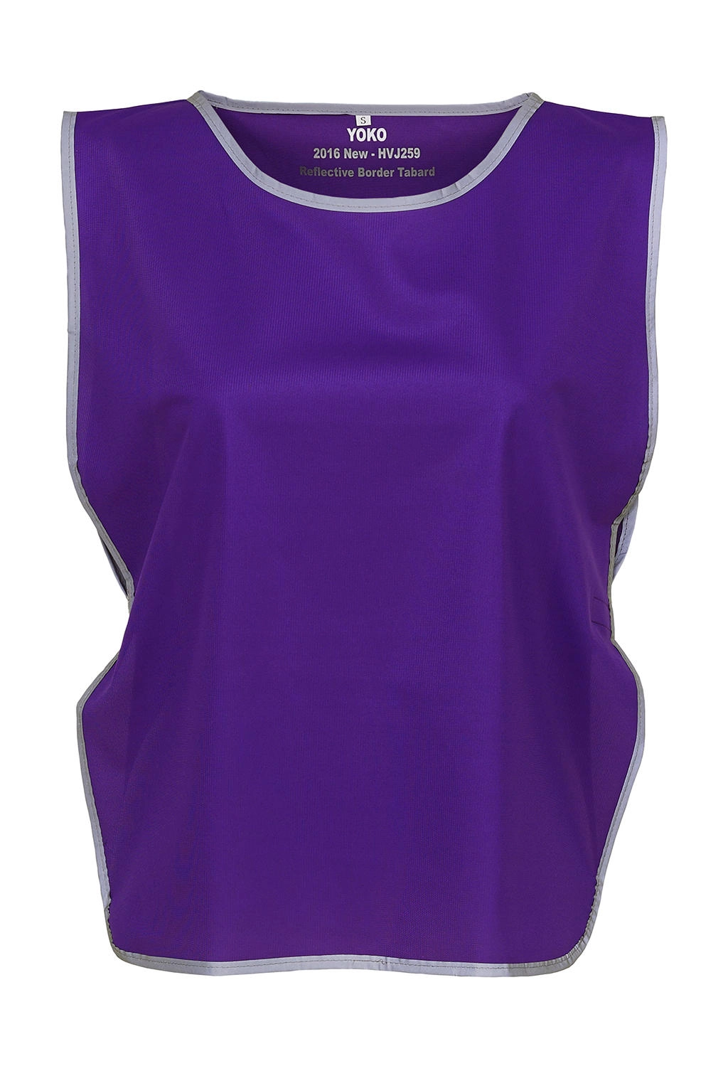 Fluo Reflective Border Tabard zum Besticken und Bedrucken in der Farbe Purple mit Ihren Logo, Schriftzug oder Motiv.