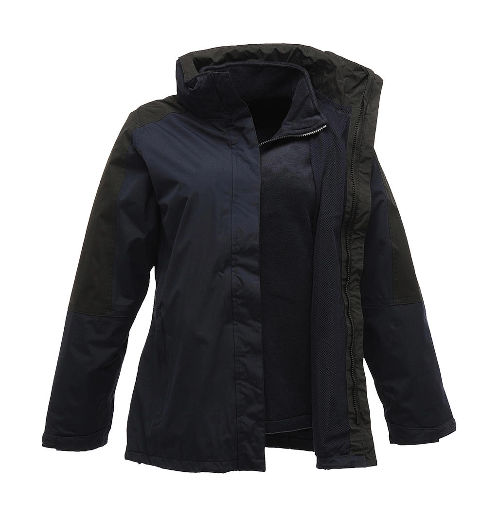 Ladies` Defender III 3-In-1 Jacket zum Besticken und Bedrucken in der Farbe Navy/Black mit Ihren Logo, Schriftzug oder Motiv.