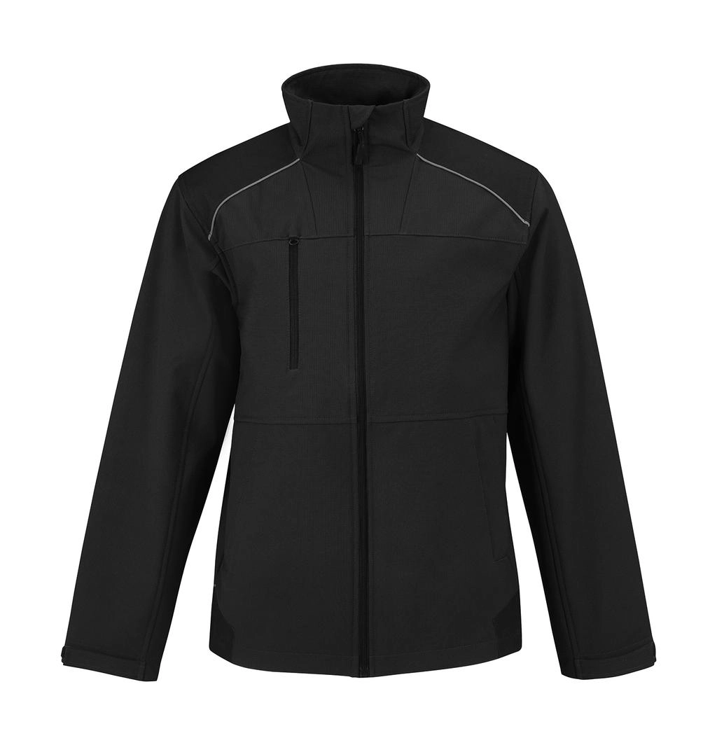 Shield Softshell PRO Jacket  zum Besticken und Bedrucken in der Farbe Black mit Ihren Logo, Schriftzug oder Motiv.