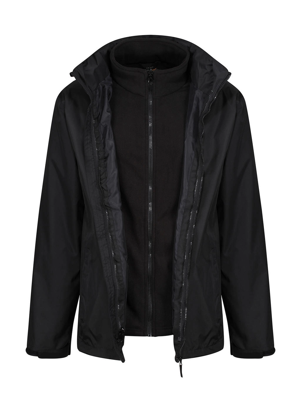 Classic 3-in-1 Jacket zum Besticken und Bedrucken in der Farbe Black mit Ihren Logo, Schriftzug oder Motiv.