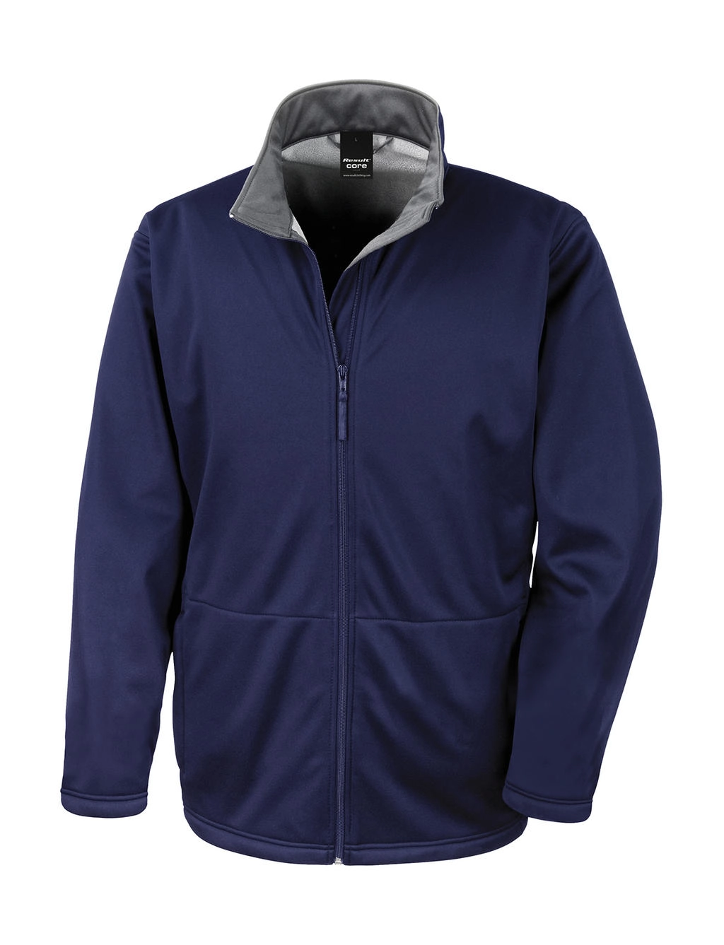 Core Softshell Jacket zum Besticken und Bedrucken in der Farbe Navy mit Ihren Logo, Schriftzug oder Motiv.