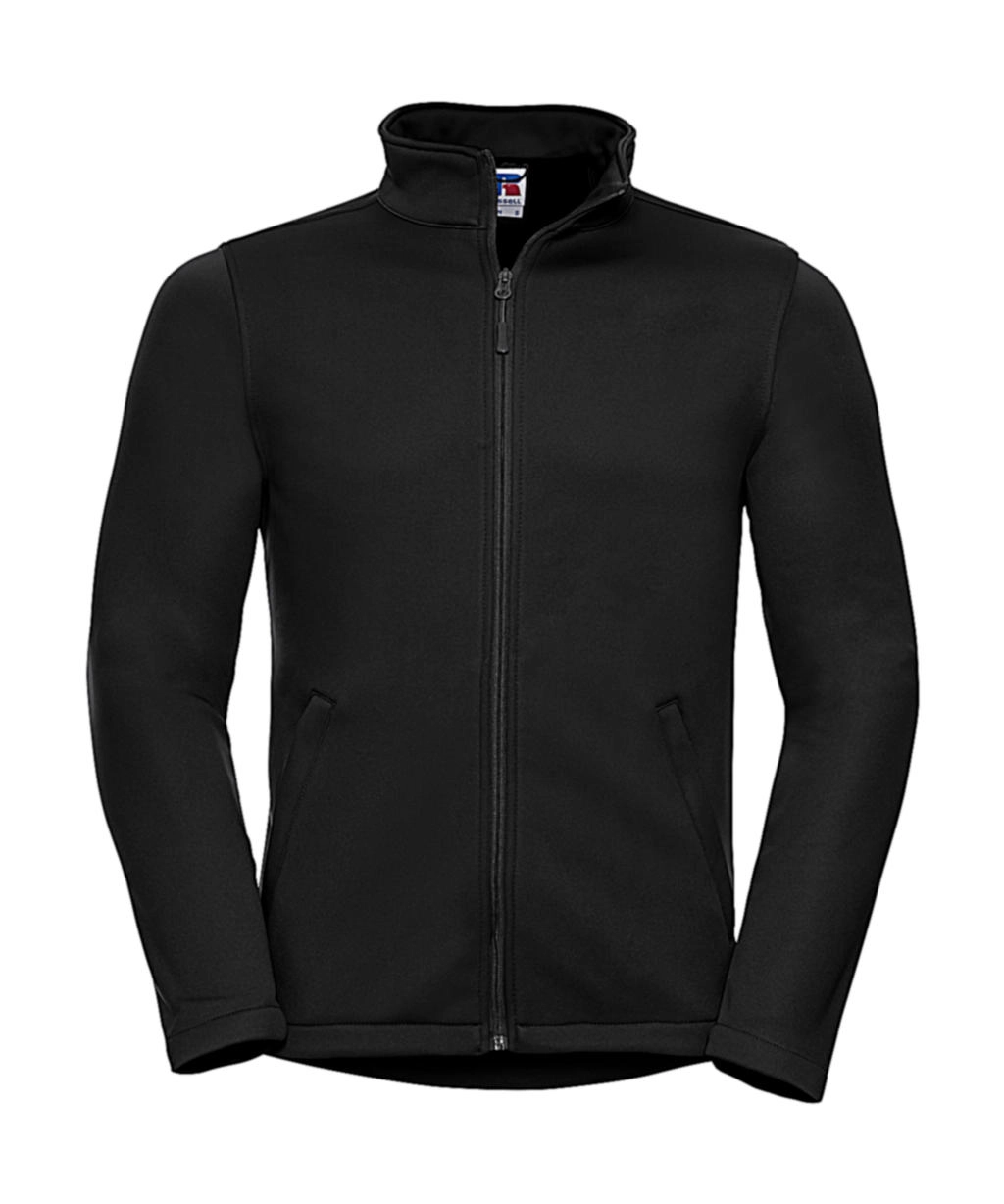 Men`s Smart Softshell Jacket zum Besticken und Bedrucken in der Farbe Black mit Ihren Logo, Schriftzug oder Motiv.
