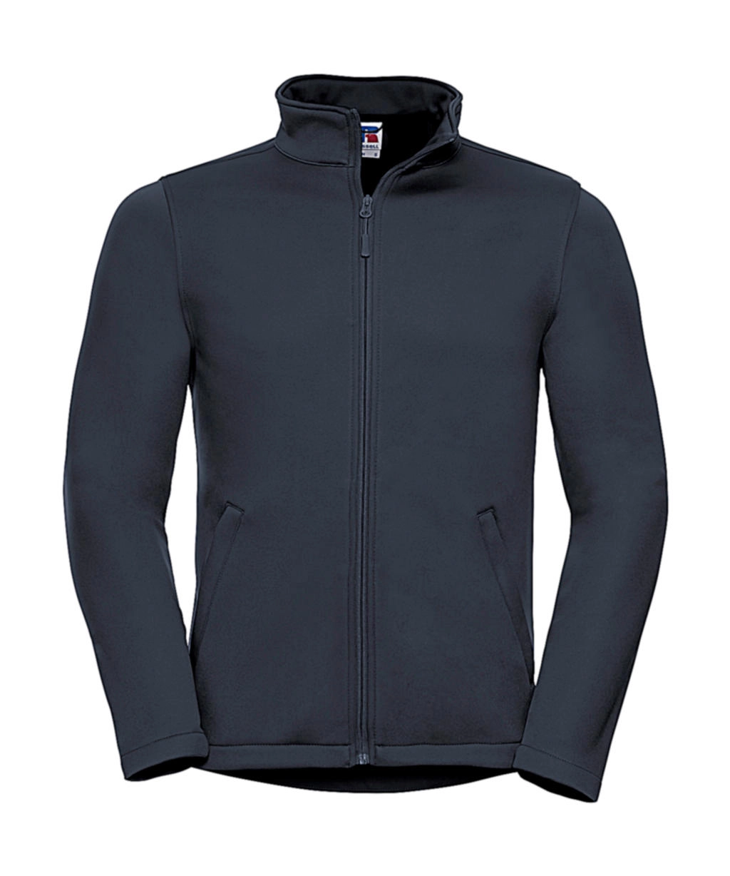 Men`s Smart Softshell Jacket zum Besticken und Bedrucken in der Farbe French Navy mit Ihren Logo, Schriftzug oder Motiv.