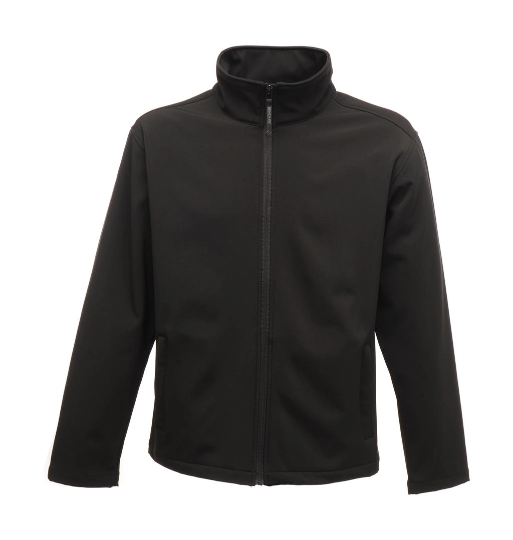 Classic Softshell Jacket zum Besticken und Bedrucken in der Farbe Black mit Ihren Logo, Schriftzug oder Motiv.