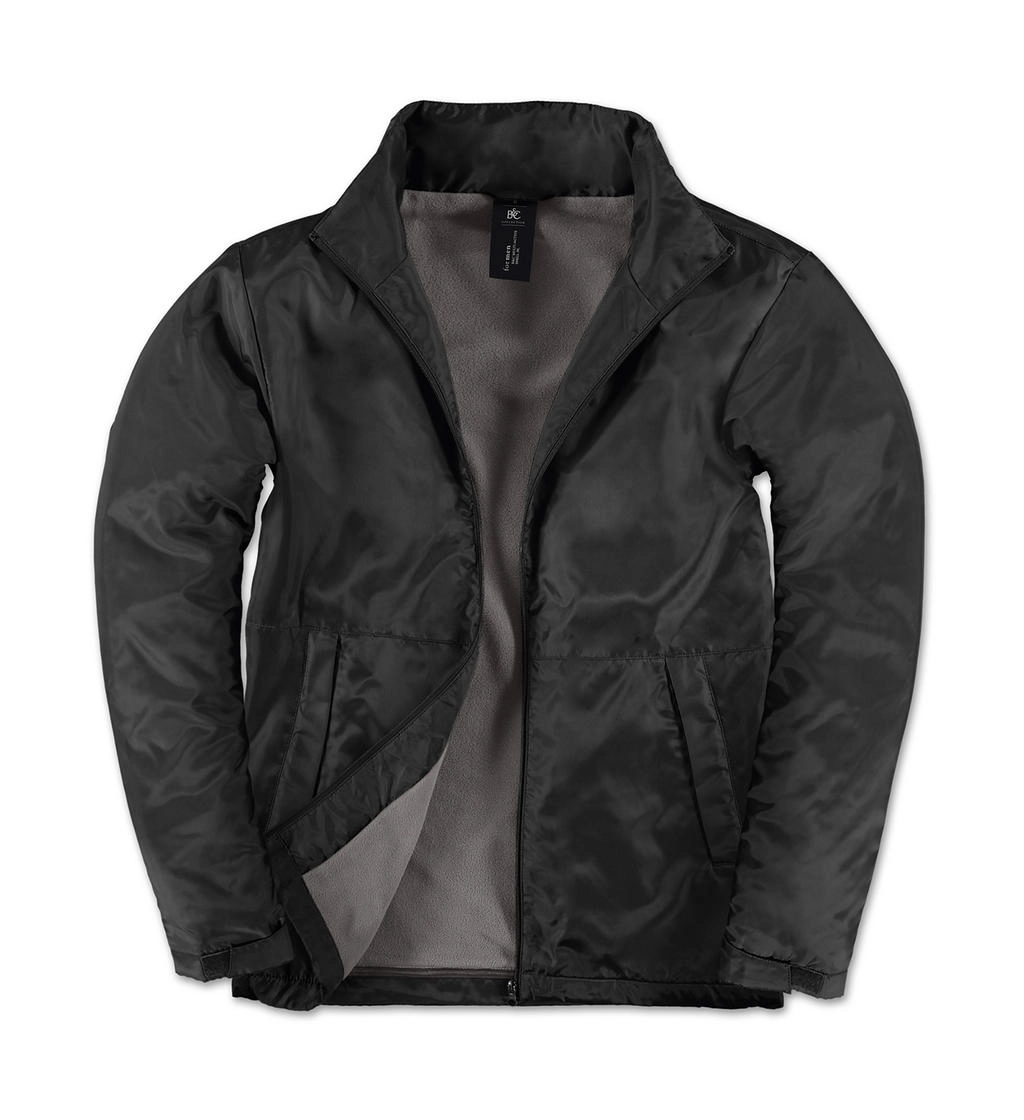 Multi-Active/men Jacket zum Besticken und Bedrucken in der Farbe Black/Warm Grey mit Ihren Logo, Schriftzug oder Motiv.